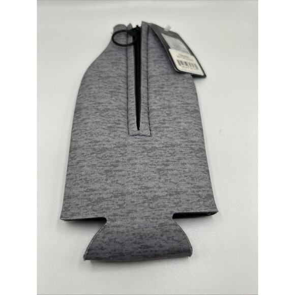 Carolina Panthers Gray Zipper Bottle Coozie NFL LOGO Football - Picture 2 of 4